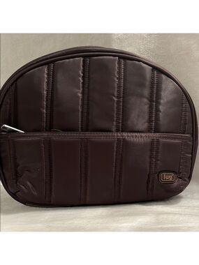 Lug Quilted Brown Organizer Pouch